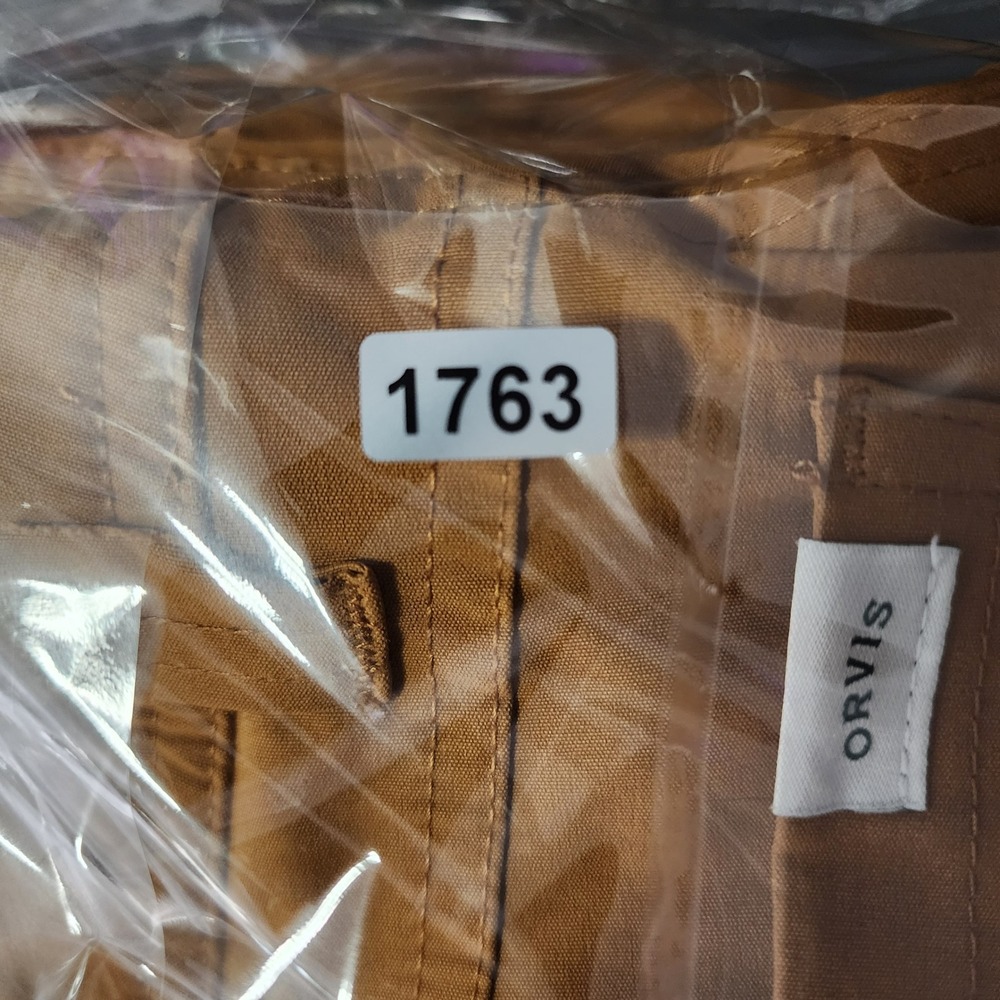 Orvis Performance Tech Pants 30x32 Regular Fleece Lined Stretch Hiking Brown - Picture 11 of 11